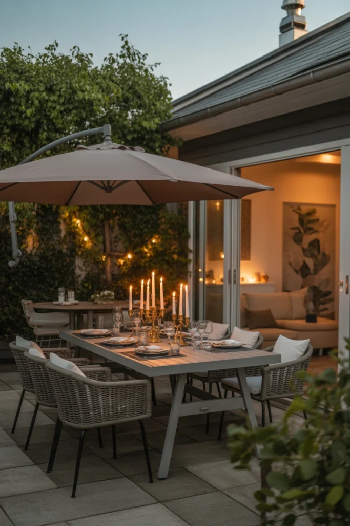 Set Up an Outdoor Dining Area