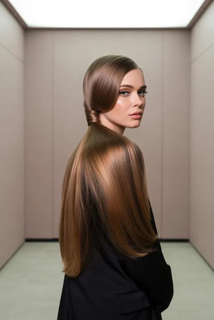 Sleek High Ponytail - Ponytail Hairstyles Ideas