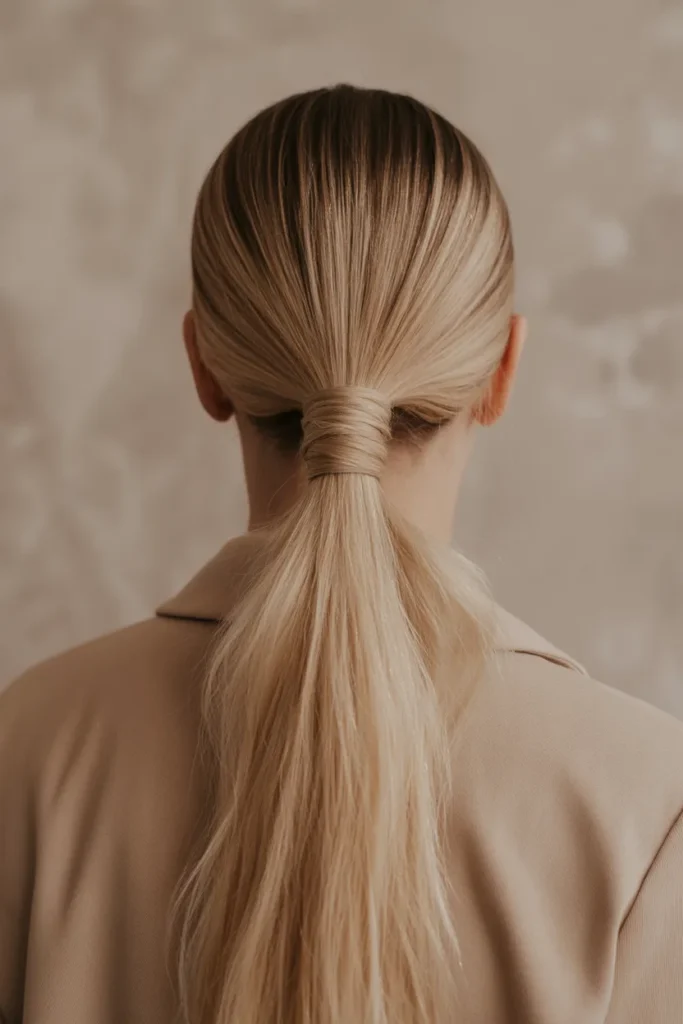 Sleek Ponytail