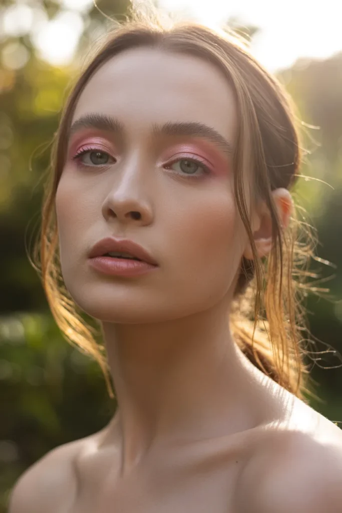 Soft Pink Eyes and Lips