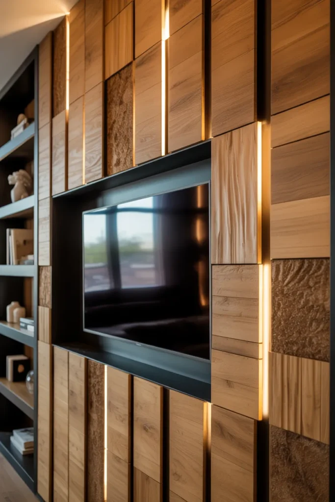 Textured Wood Paneling