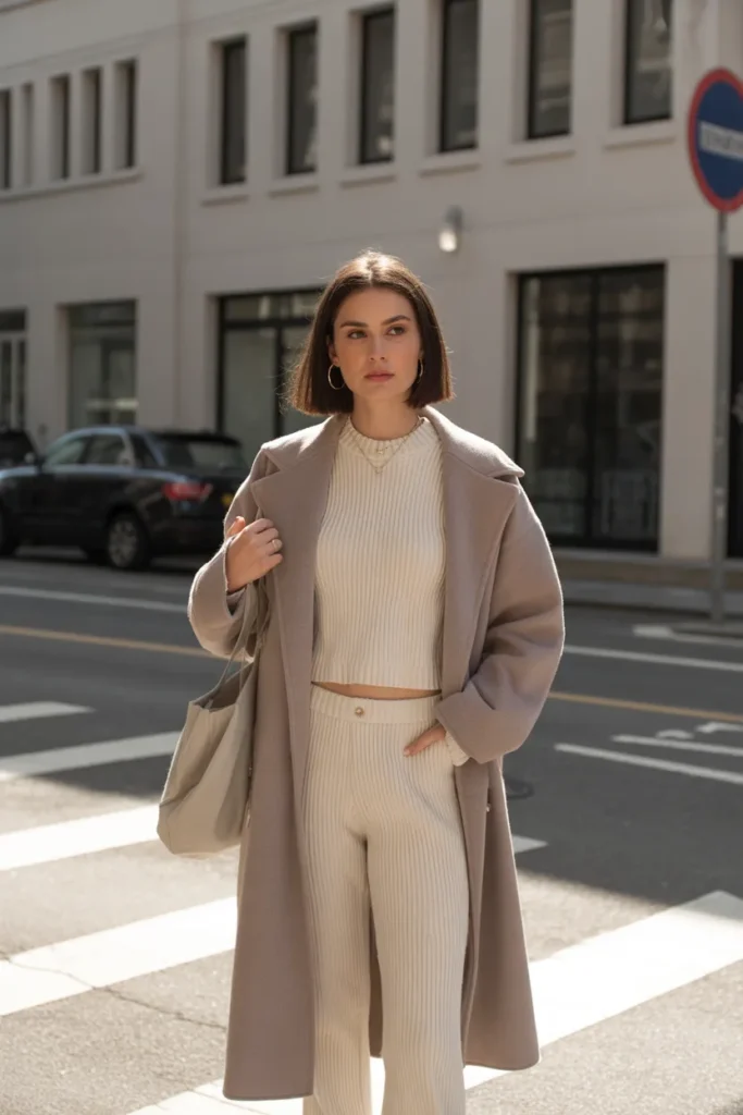 The Monochrome Knit Set