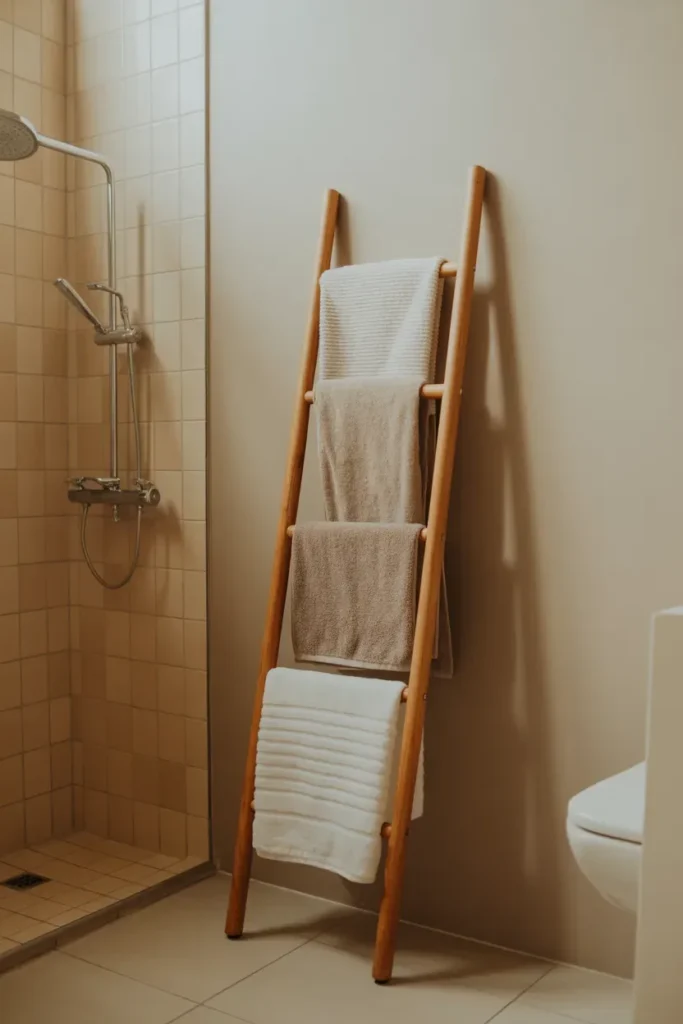 Towel Ladder for Vertical Storage