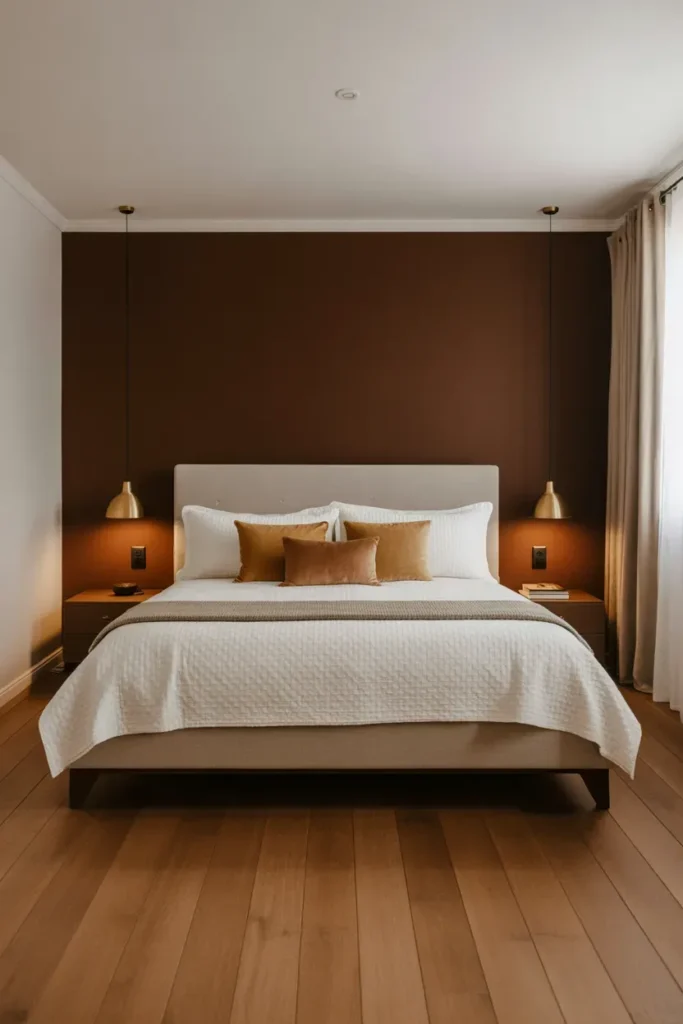 Try a Brown Accent Wall