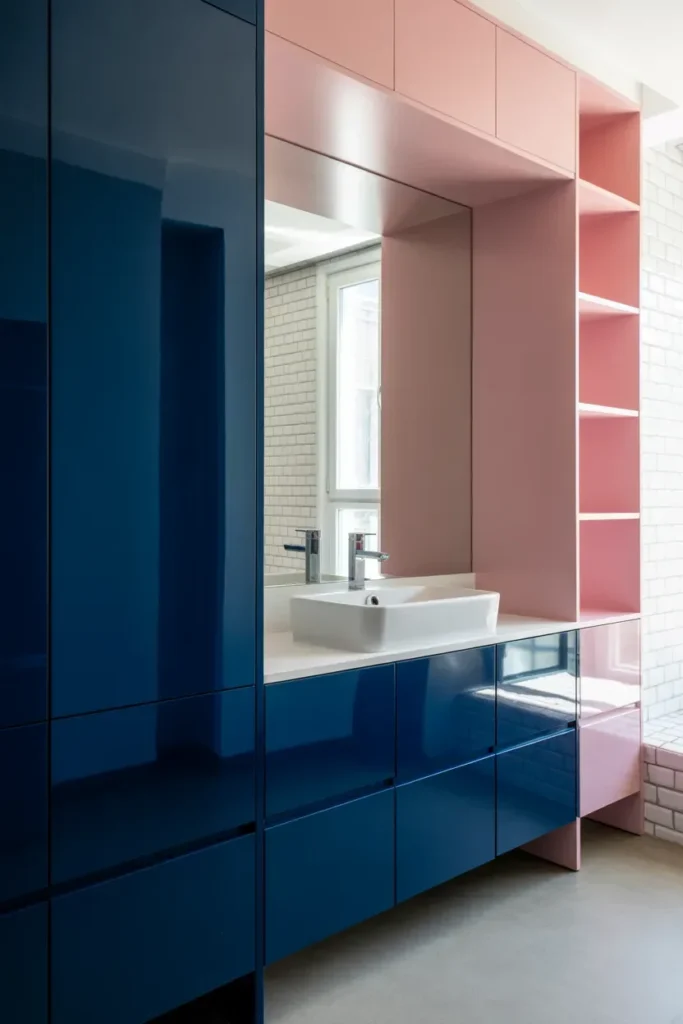 Two-Tone Vanity Cabinet