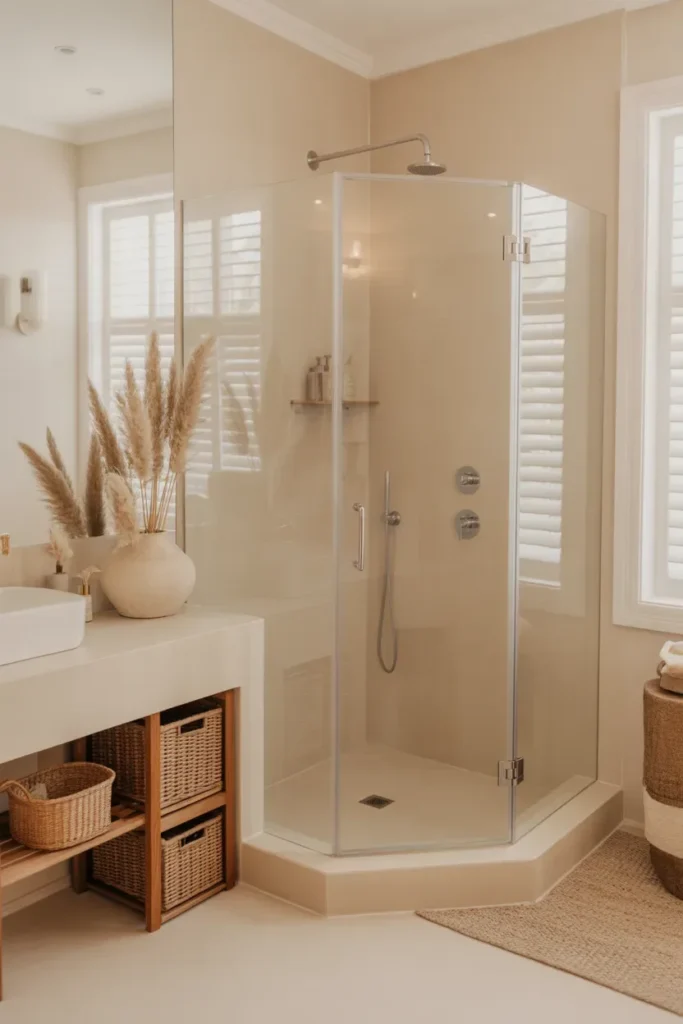 Use Clear Glass for an Open Feel