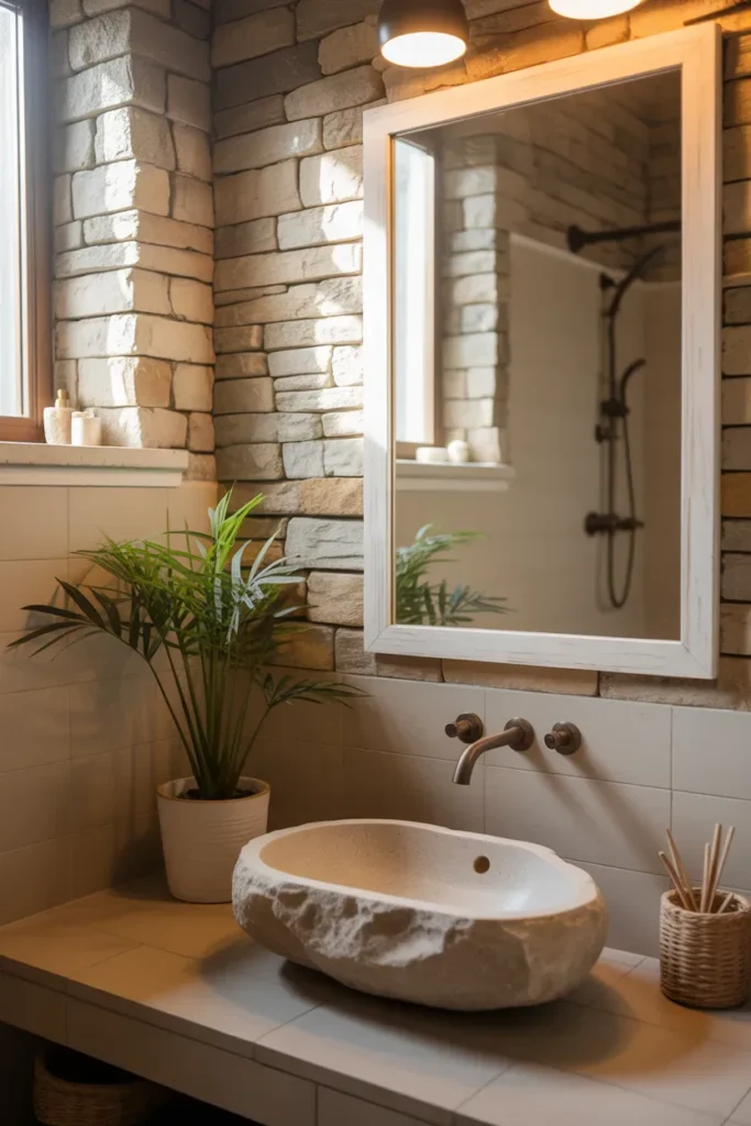 Use Stone or Stone-Look Surfaces