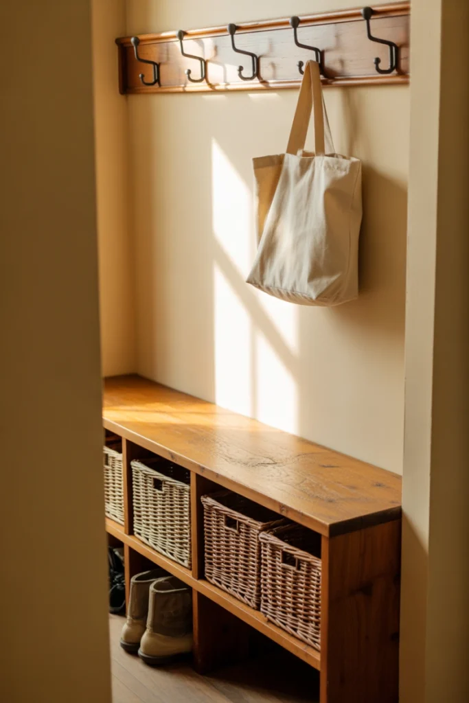 Use a Bench with Storage