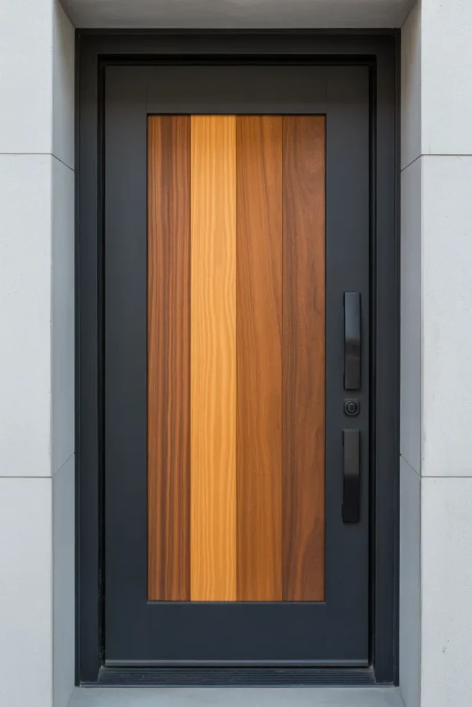 Wood-Stain and Paint Combo Door