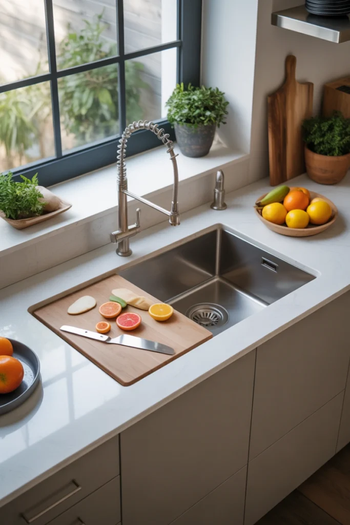 Workstation Sink with Accessories - Kitchen Sink Ideas