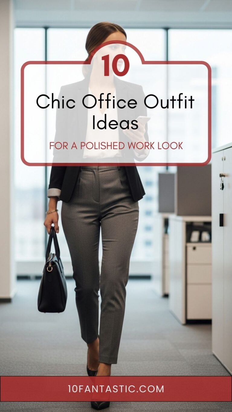 10 Chic Office Outfit Ideas for a Polished Work Look