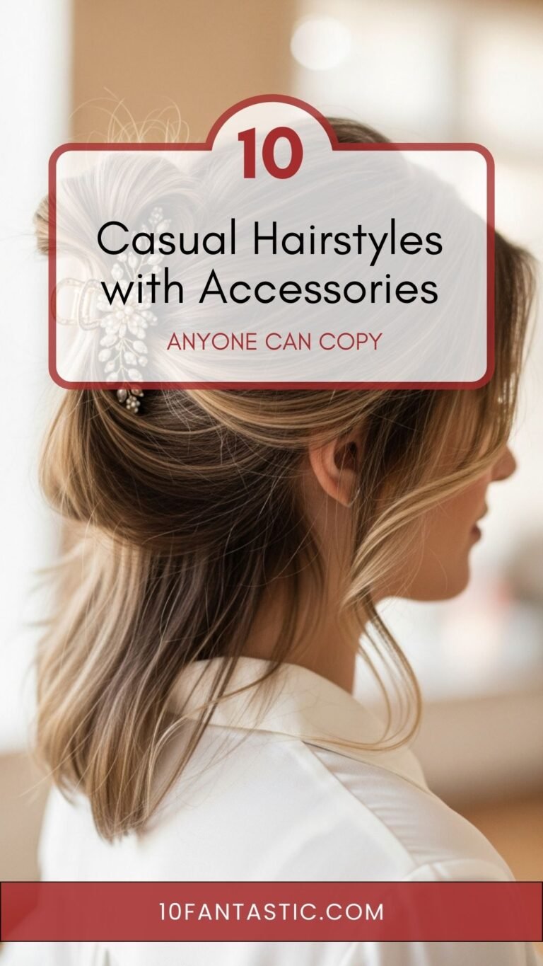 10 casual hairstyles with accessories Ideas Anyone Can Copy