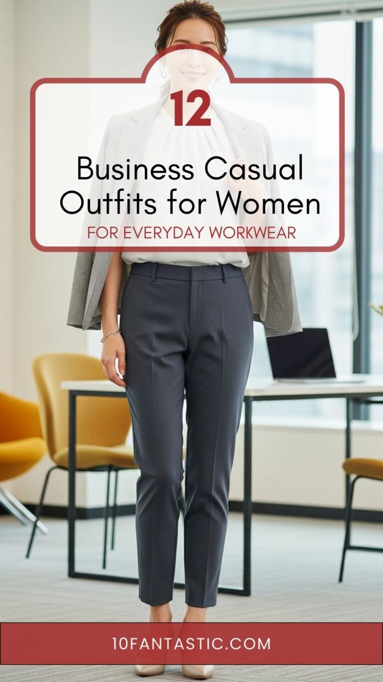 12 Business Casual Outfits for Women for Everyday Workwear