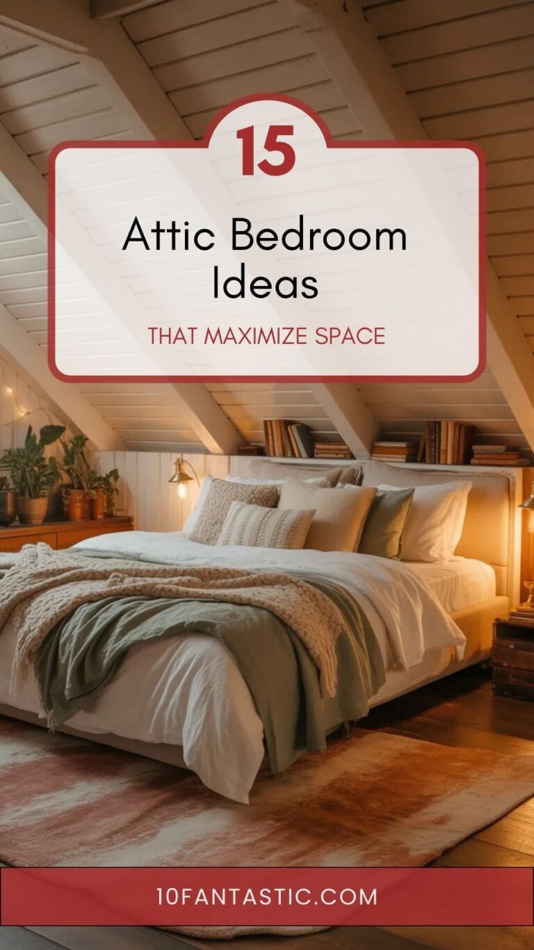15 Attic Bedroom Ideas That Maximize Space