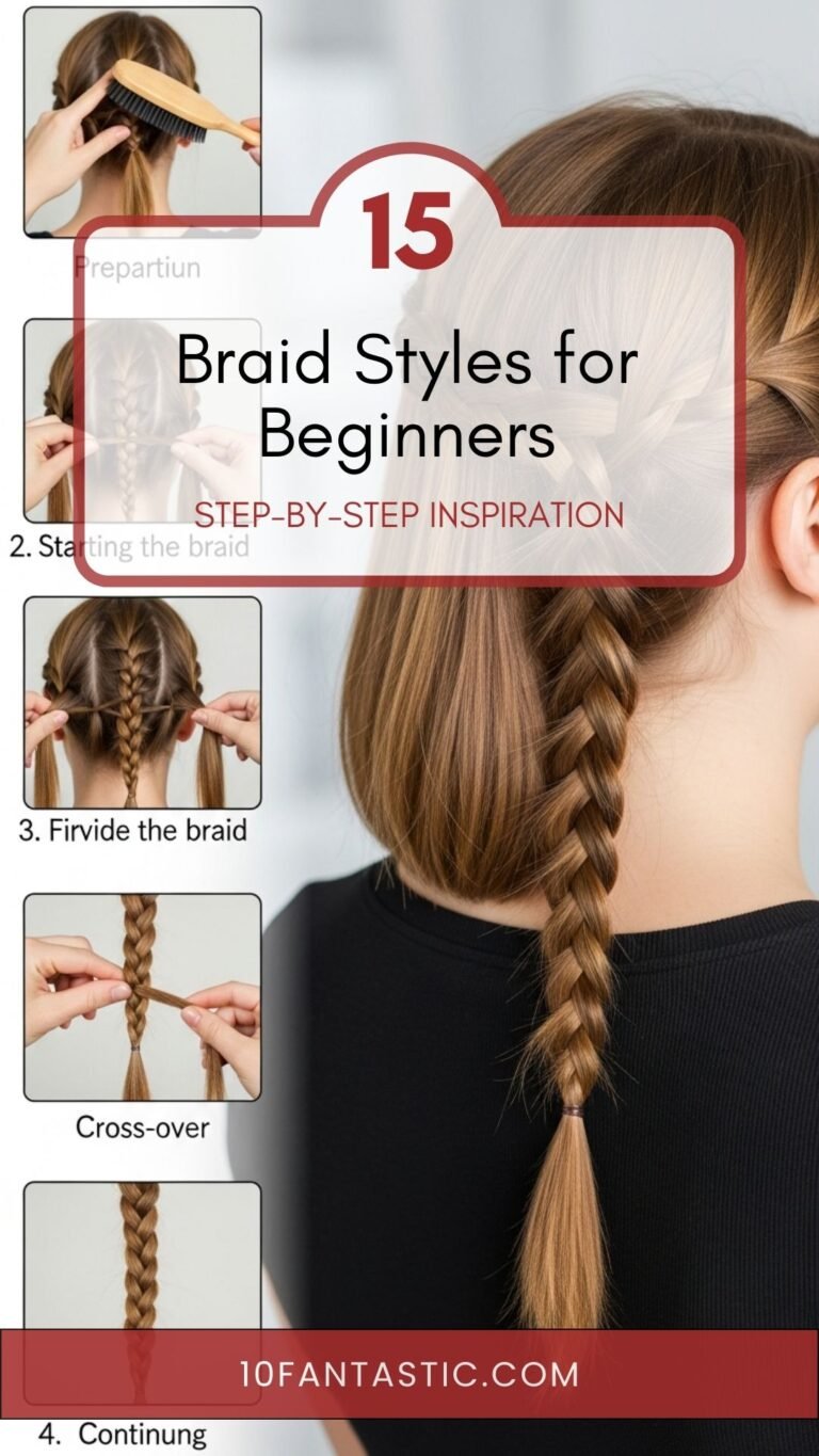 15 Braid Styles for Beginners Step-by-Step Inspiration