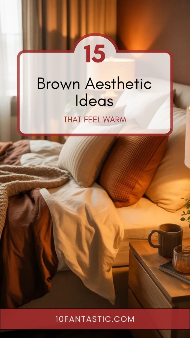 15 Brown Aesthetic Ideas That Feel Warm