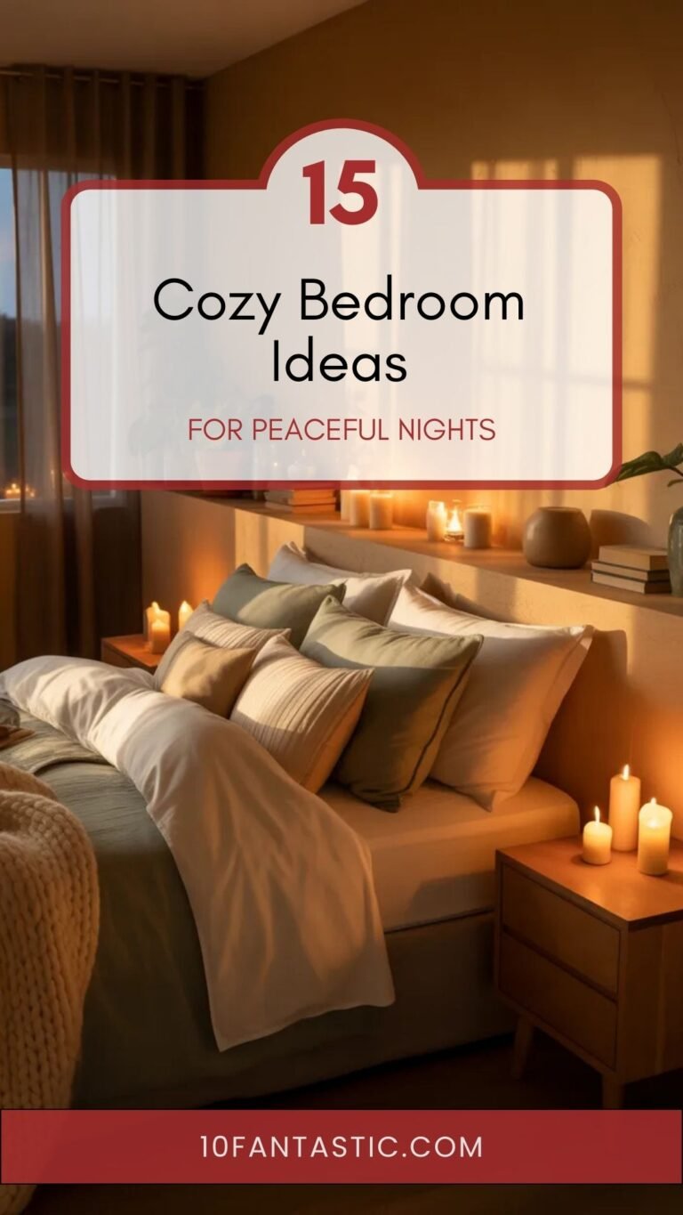 15 Cozy Bedroom Ideas for Peaceful Nights