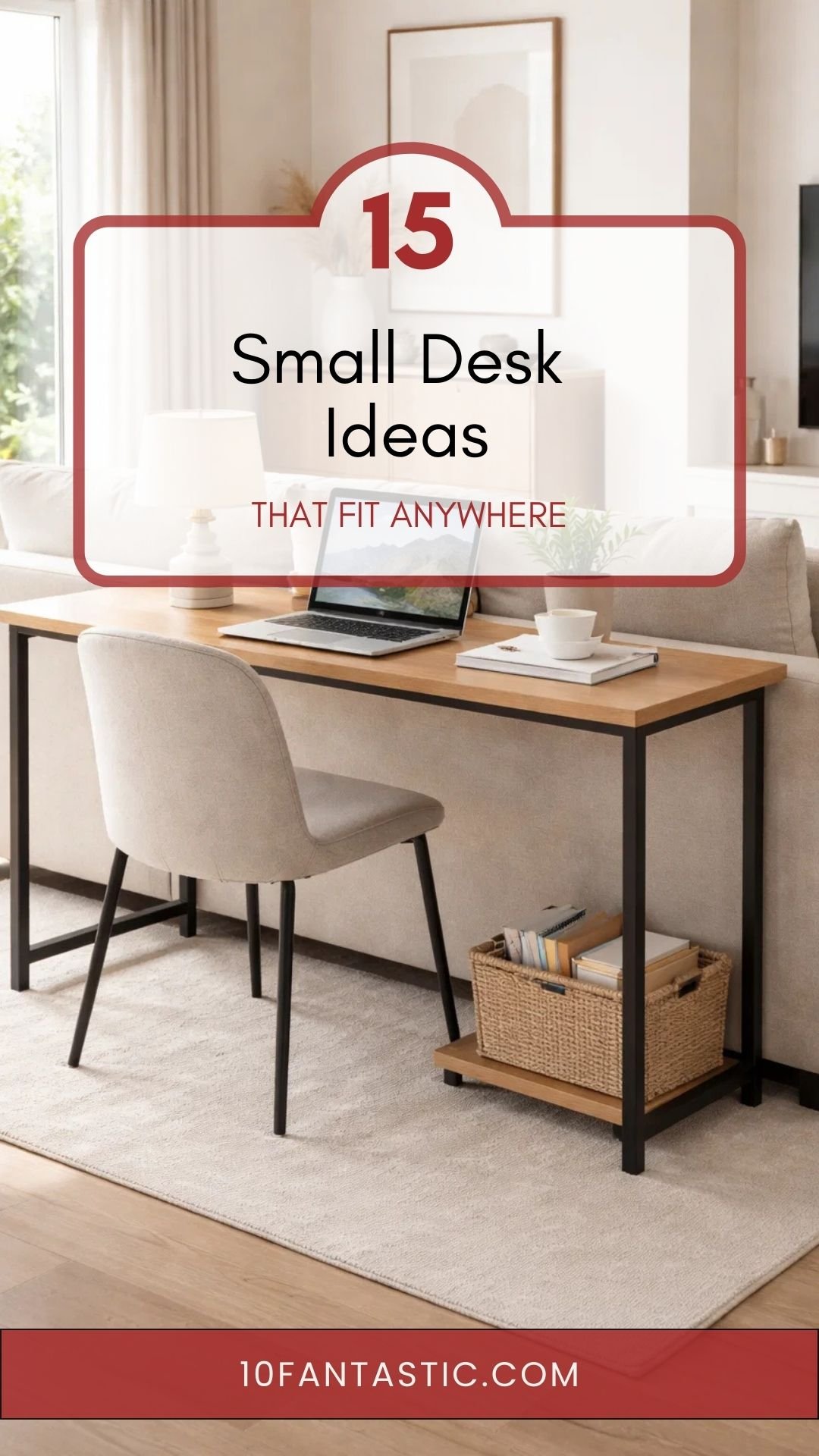 15 Small Desk Ideas that Fit Anywhere