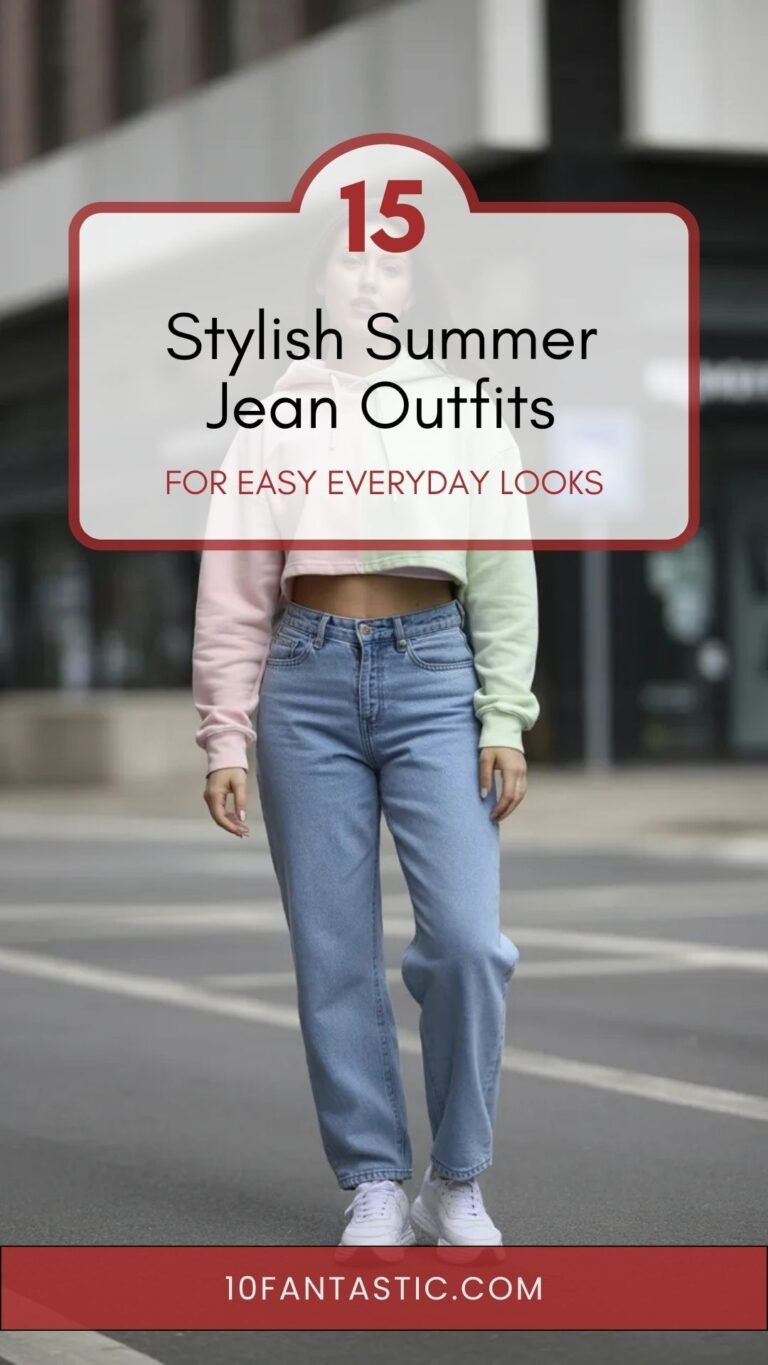 15 Stylish Summer Jean Outfits for Easy Everyday Looks