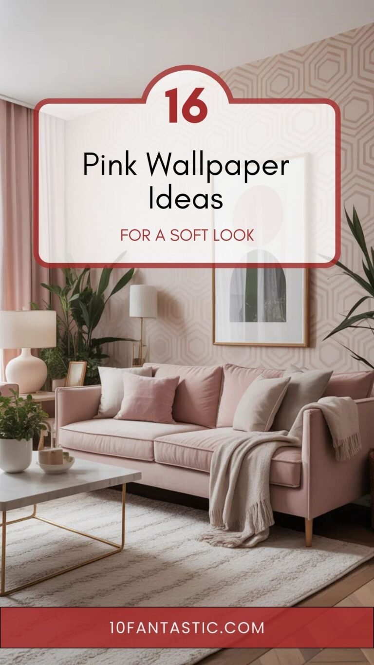 16 Pink Wallpaper Ideas for a Soft Look