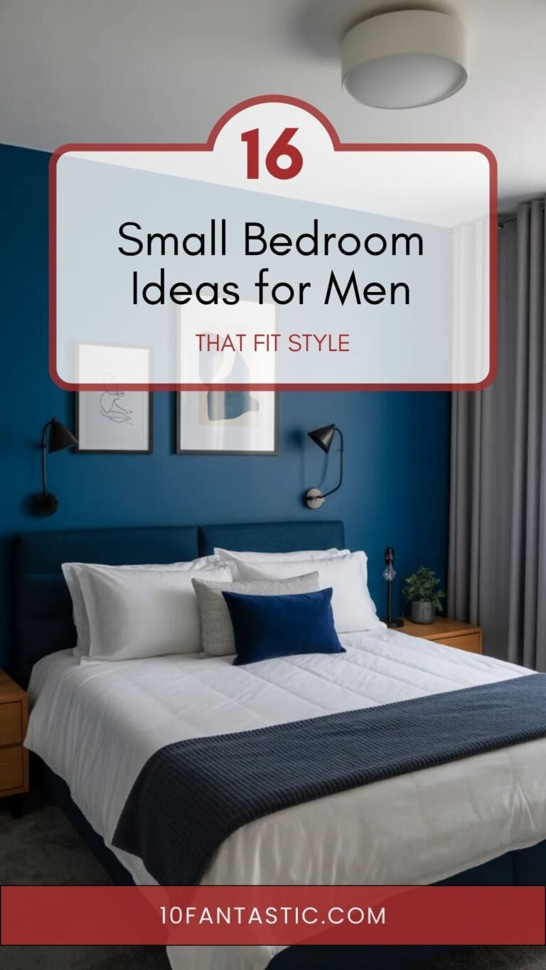 16 Small Bedroom Ideas for Men That Fit Style