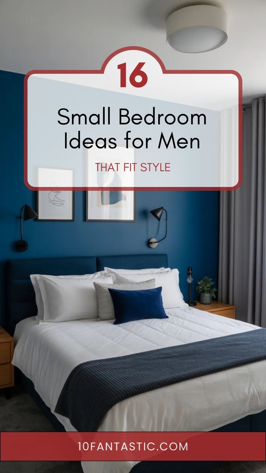 16 Small Bedroom Ideas for Men That Fit Style