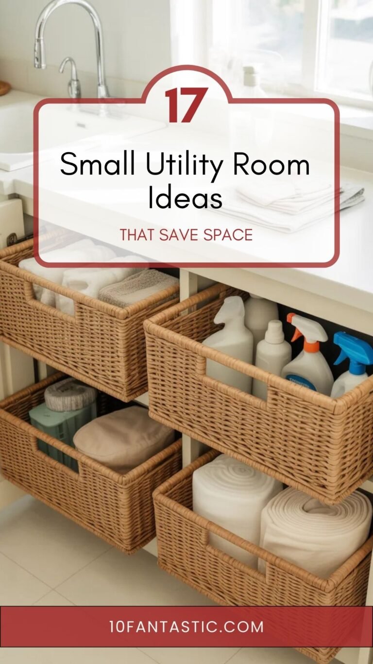 17 Small Utility Room Ideas That Save Space