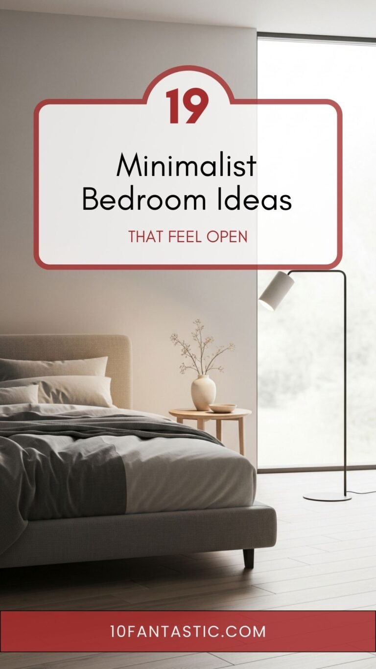 19 Minimalist Bedroom Ideas That Feel Open