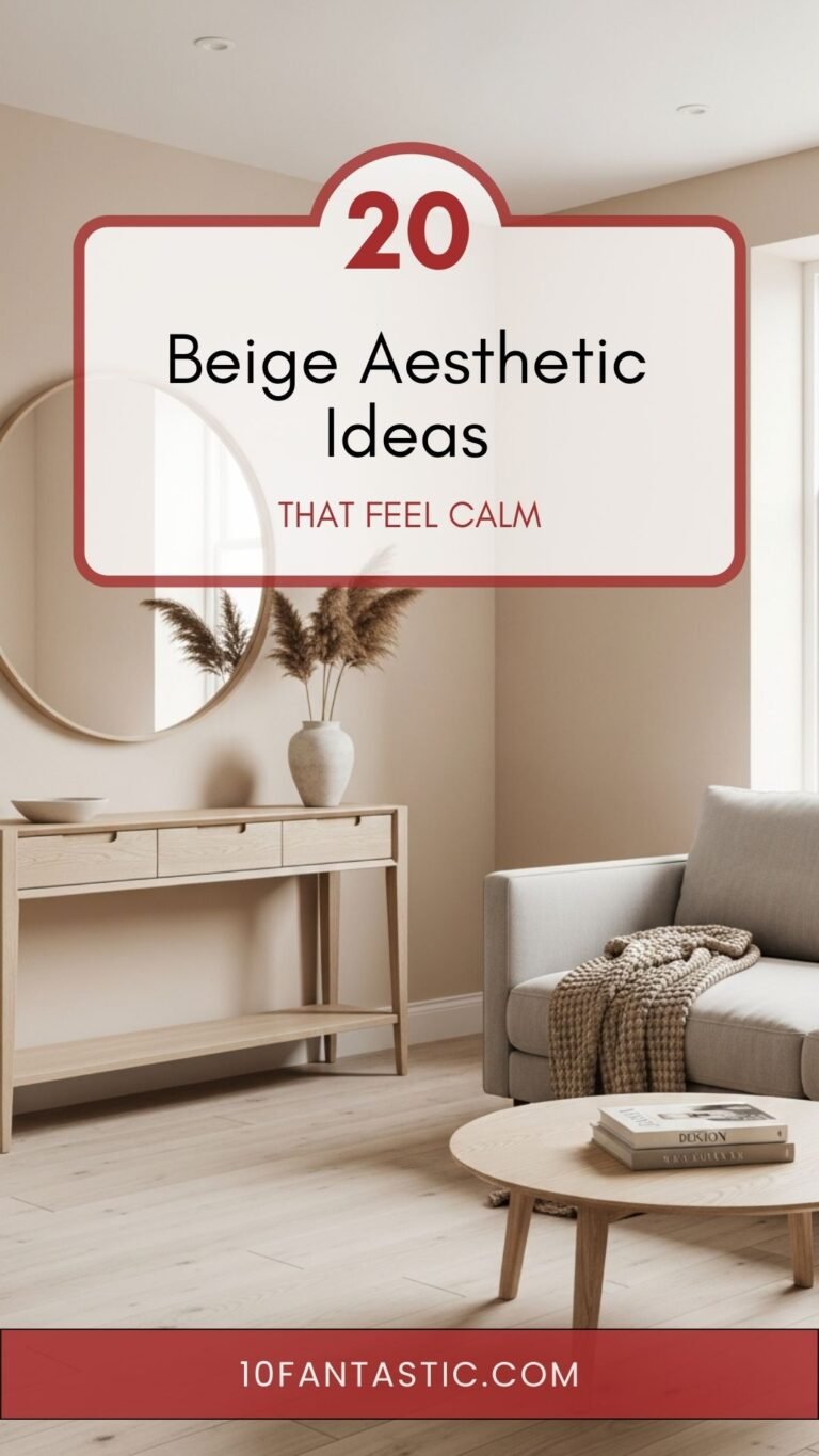 20 Beige Aesthetic Ideas That Feel Calm