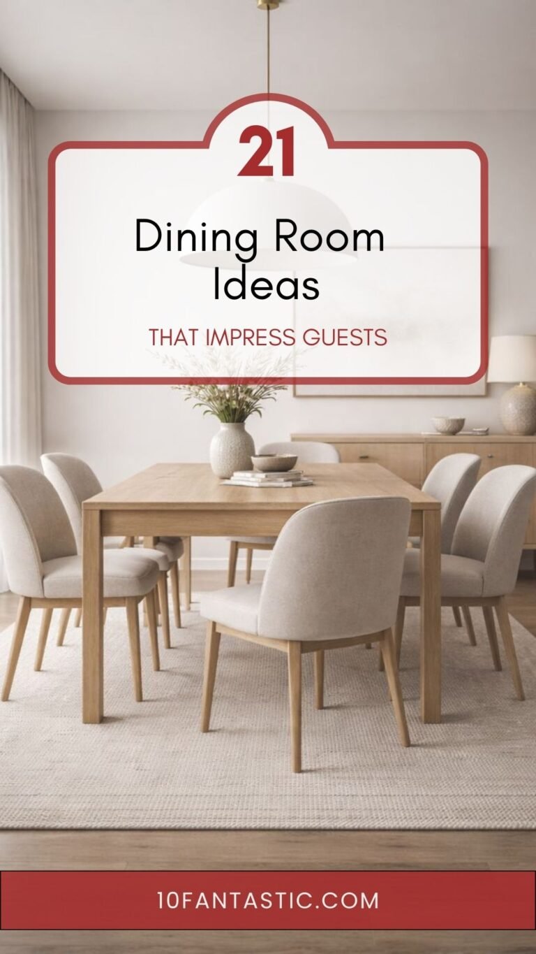 20 Dining Room Ideas that Impress Guests