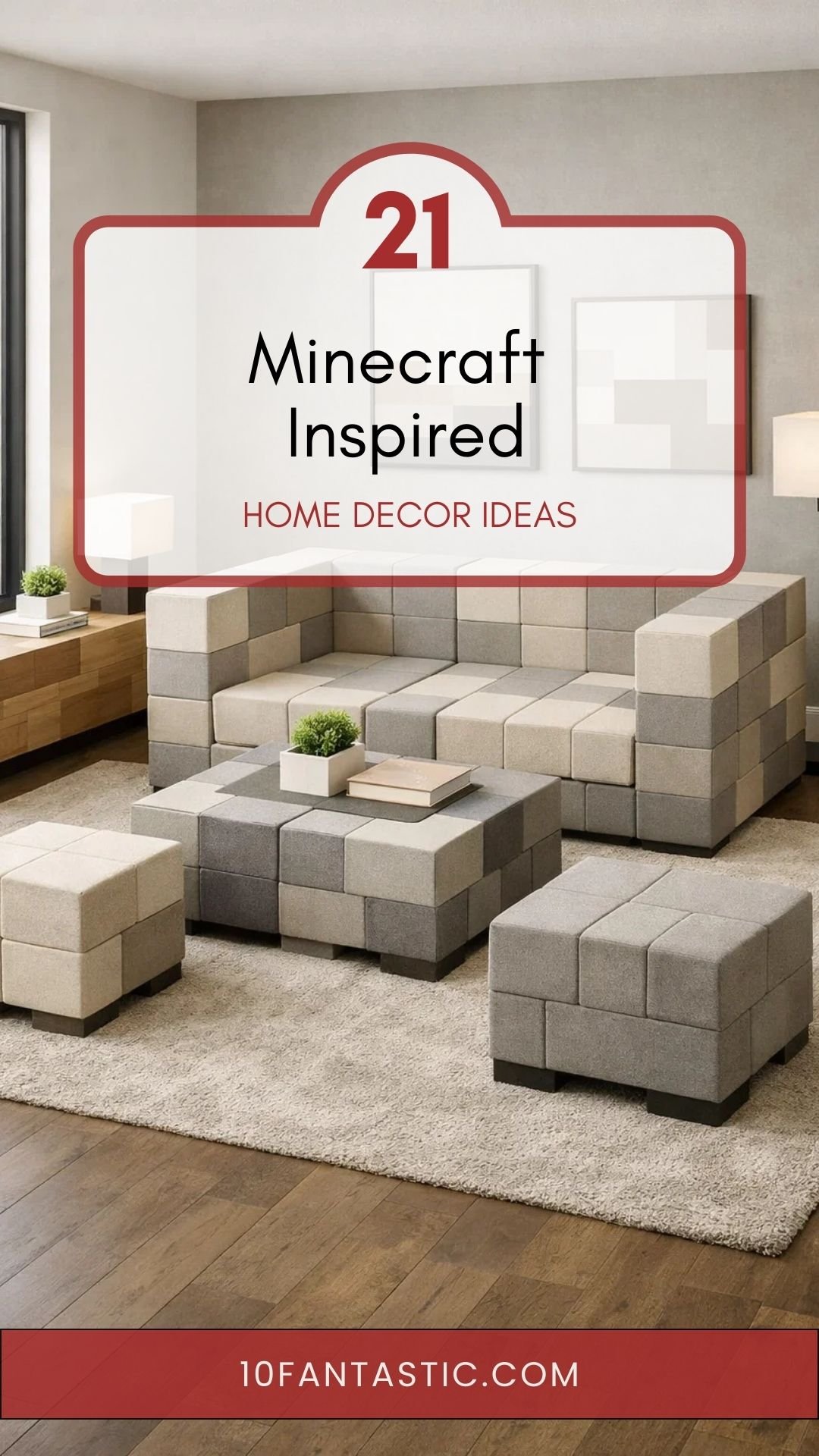 21 Minecraft Inspired Home Decor Ideas