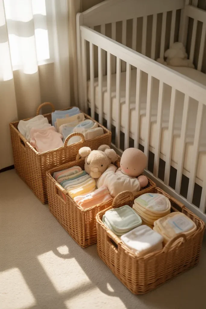 Add Storage Baskets for Easy Organization