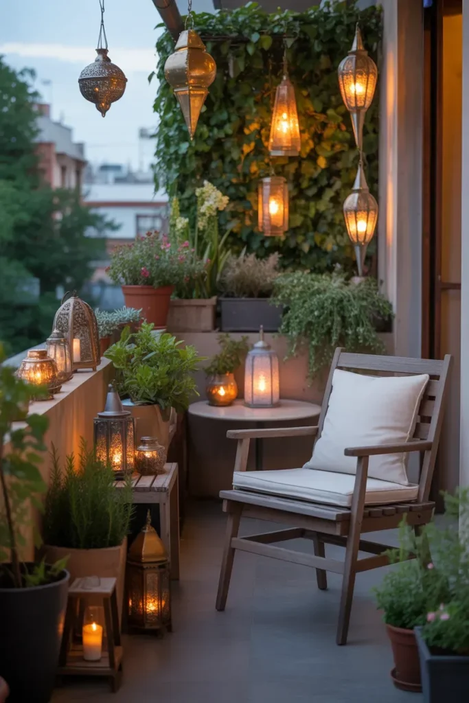 Add a Small Outdoor Lantern Setup