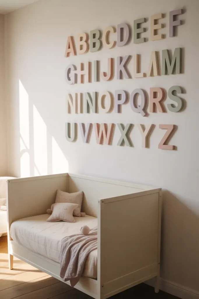 Add a Sweet Alphabet Wall