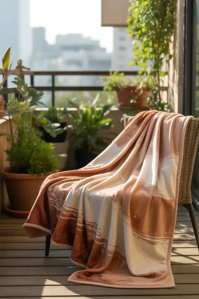 Add a Weather-Friendly Throw Blanket