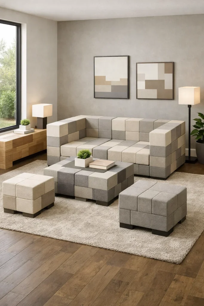 Blocky Furniture Shapes