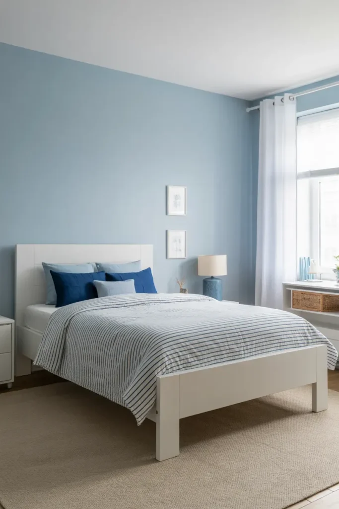 Blue and White Classic Style - Boys Bedroom Ideas