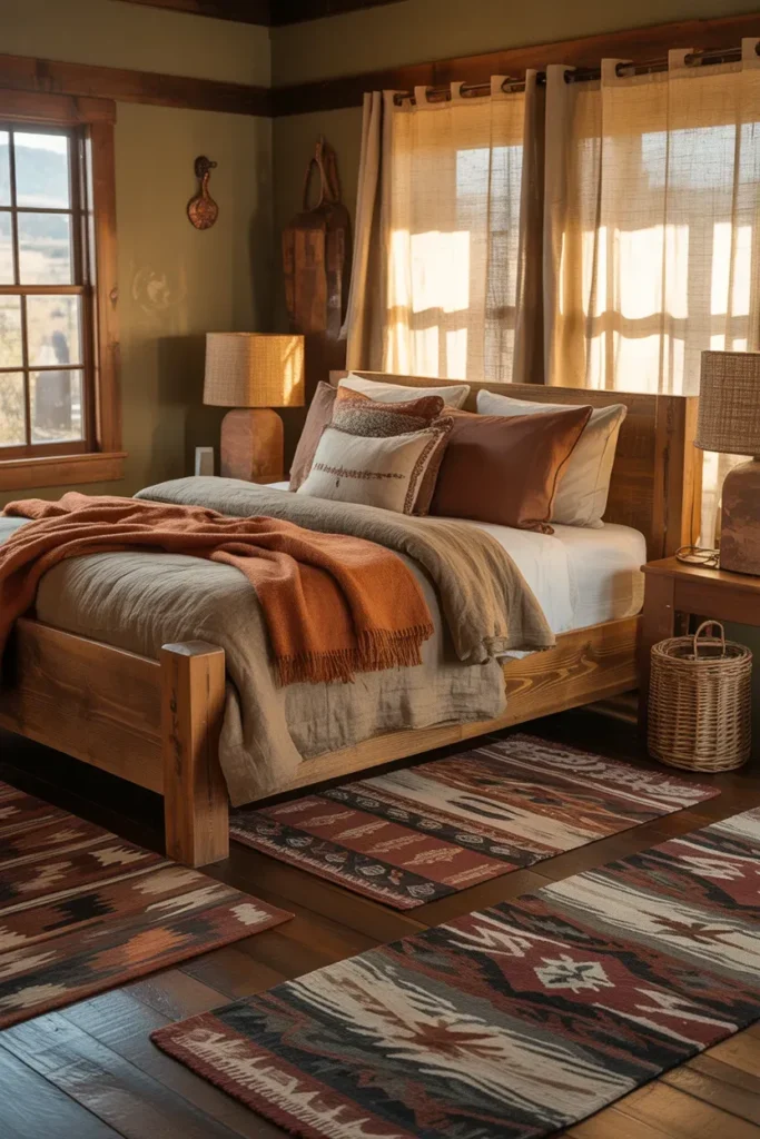 Bring in Woven Rugs for Texture