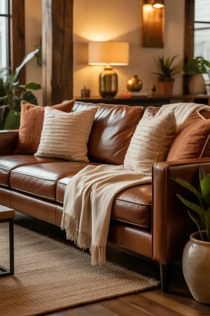 Brown Leather Statement Pieces