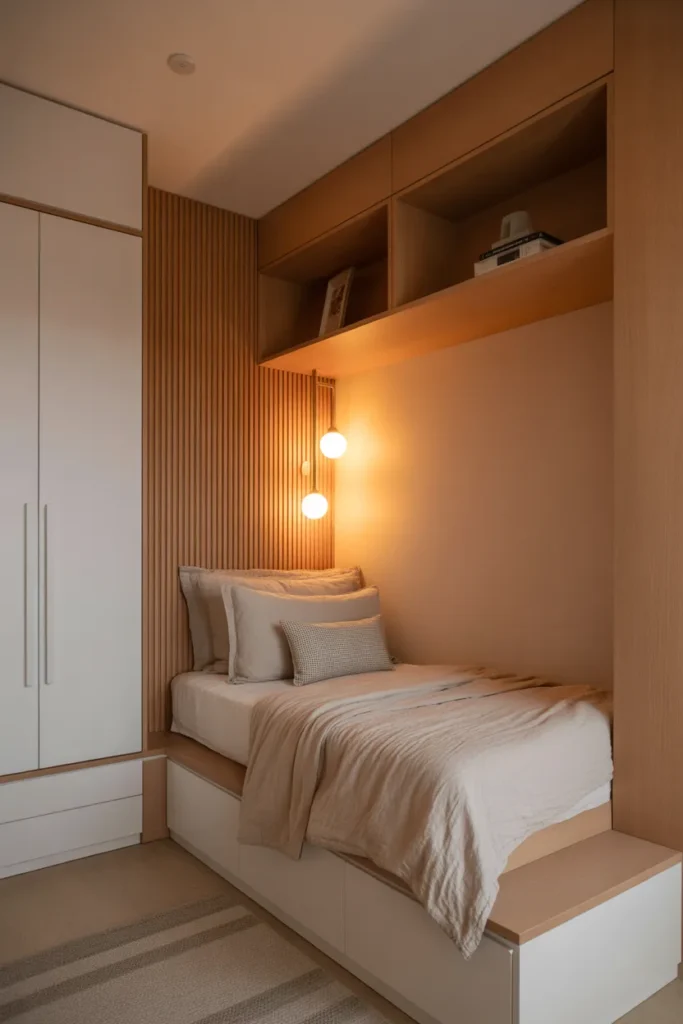 Built-In Twin Bed Nook