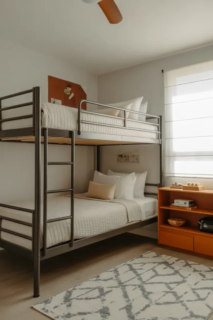 Bunk Bed Setup for Extra Floor Space