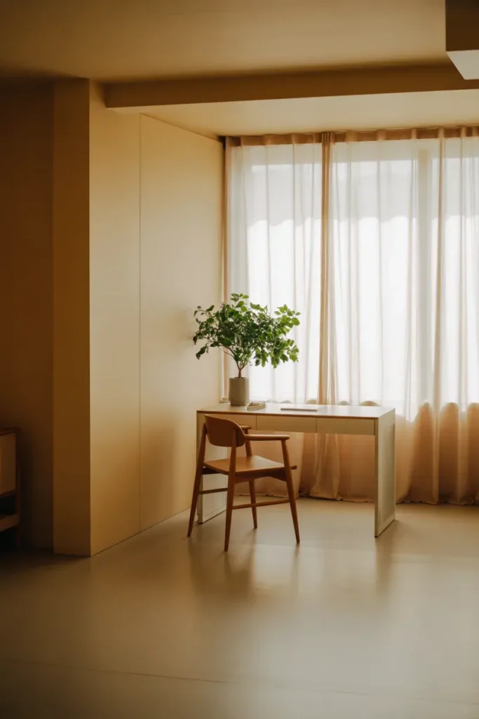 Calm and Focused Workspace