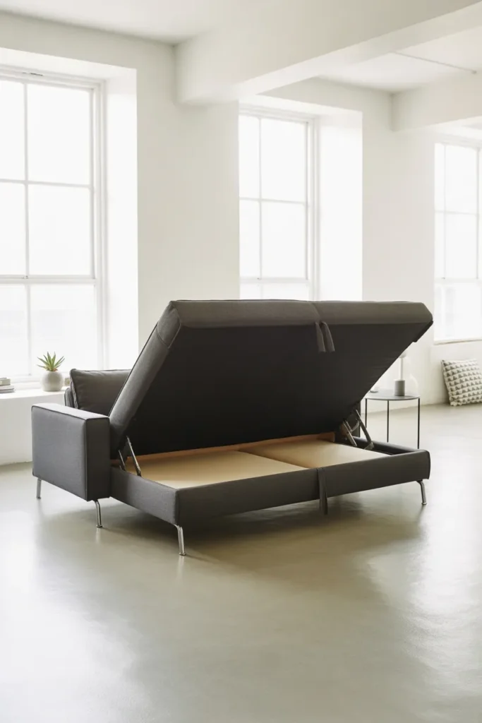 Click-Clack Sleeper Sofa Design