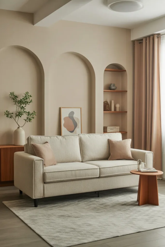 Compact Two-Seater Sleeper Sofa