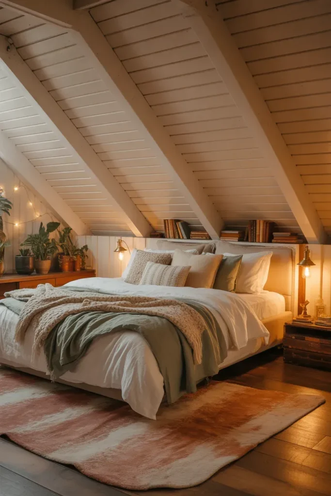 Create a Soft, Cozy Atmosphere with Textures - Attic Bedroom Ideas