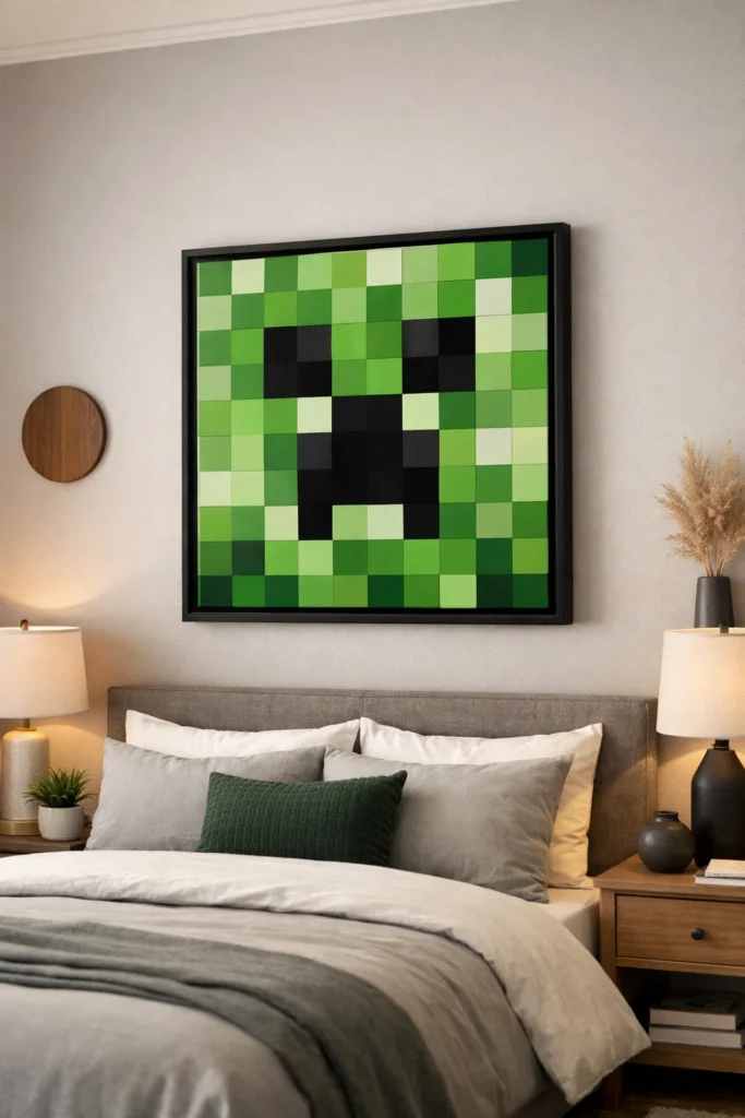 Creeper Face Wall Art