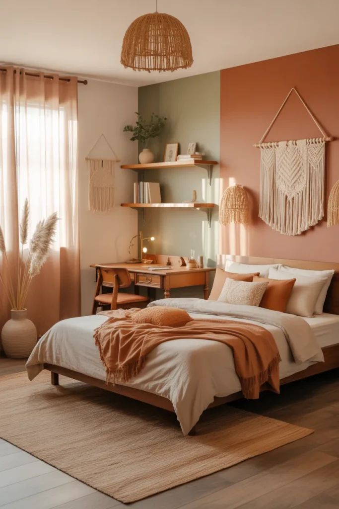 Cute Boho-Inspired Teen Room