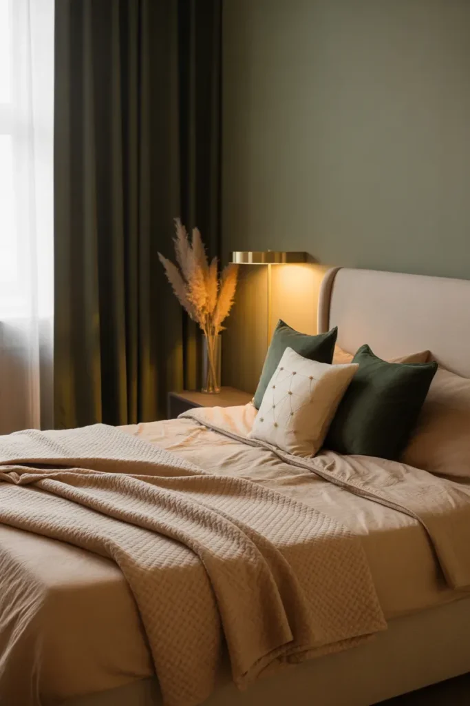 Dark Green Curtains for a Luxe Feel