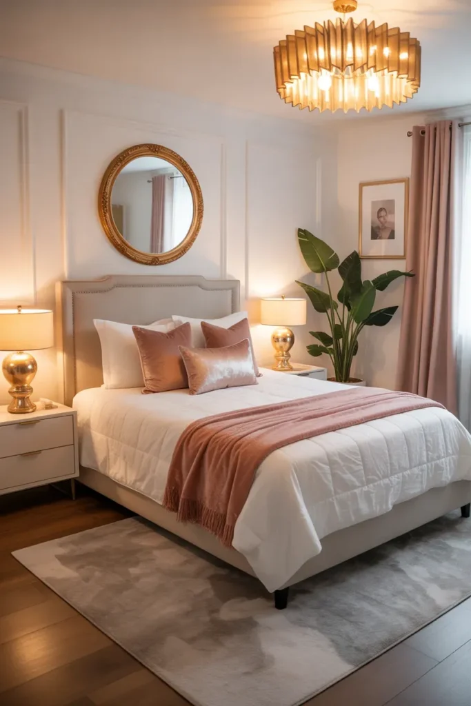 Glam Touches With Metallic Accents