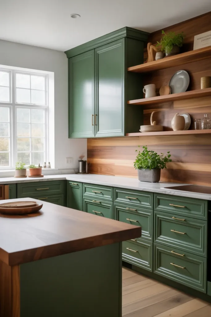 Green and Wood Combinations